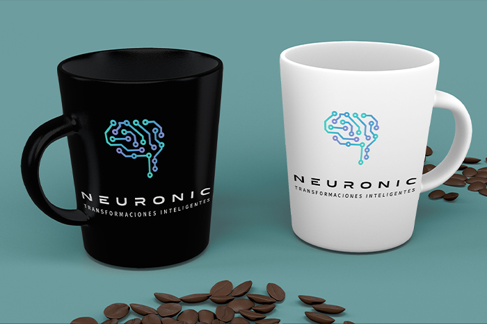 mug with Neuronic logo